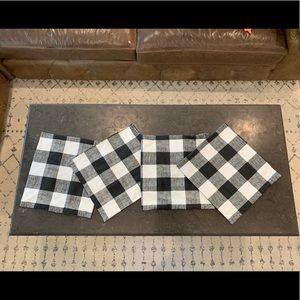 16 x 16 pillow covers Farmhouse Buffalo Check